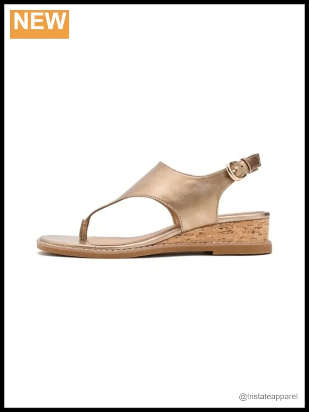 Women's Platform Wedge Sandals Faux Leather Slingback Buckle Shoes